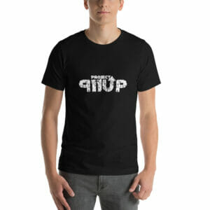 Short-Sleeve Unisex T-Shirt with White Logo
