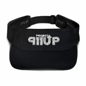 Visor with White Logo